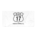 Beach Towel — Bar 17 Punta Gorda, FL Logo Towel