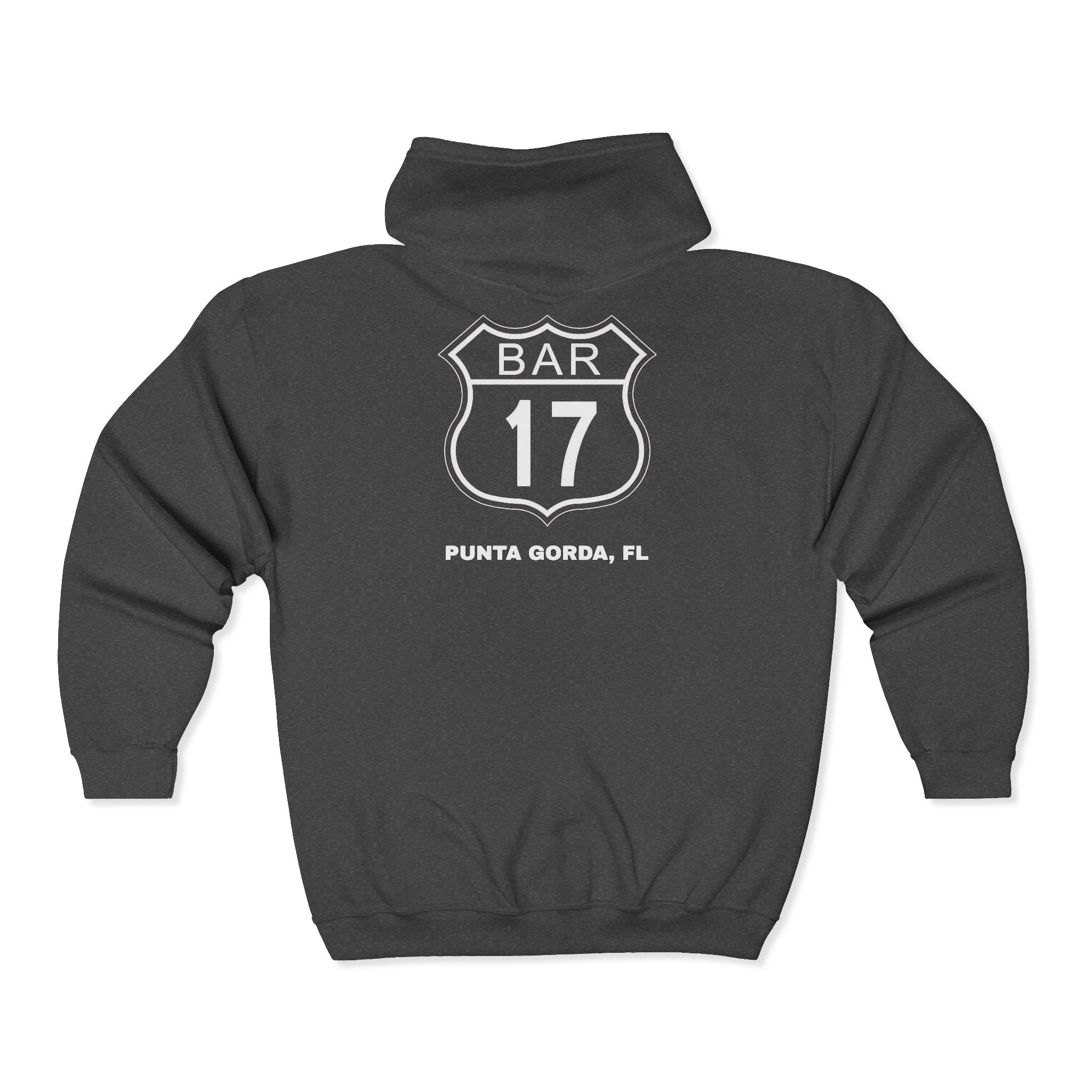 Bar 17 Full-Zip Hoodie — Various Colors