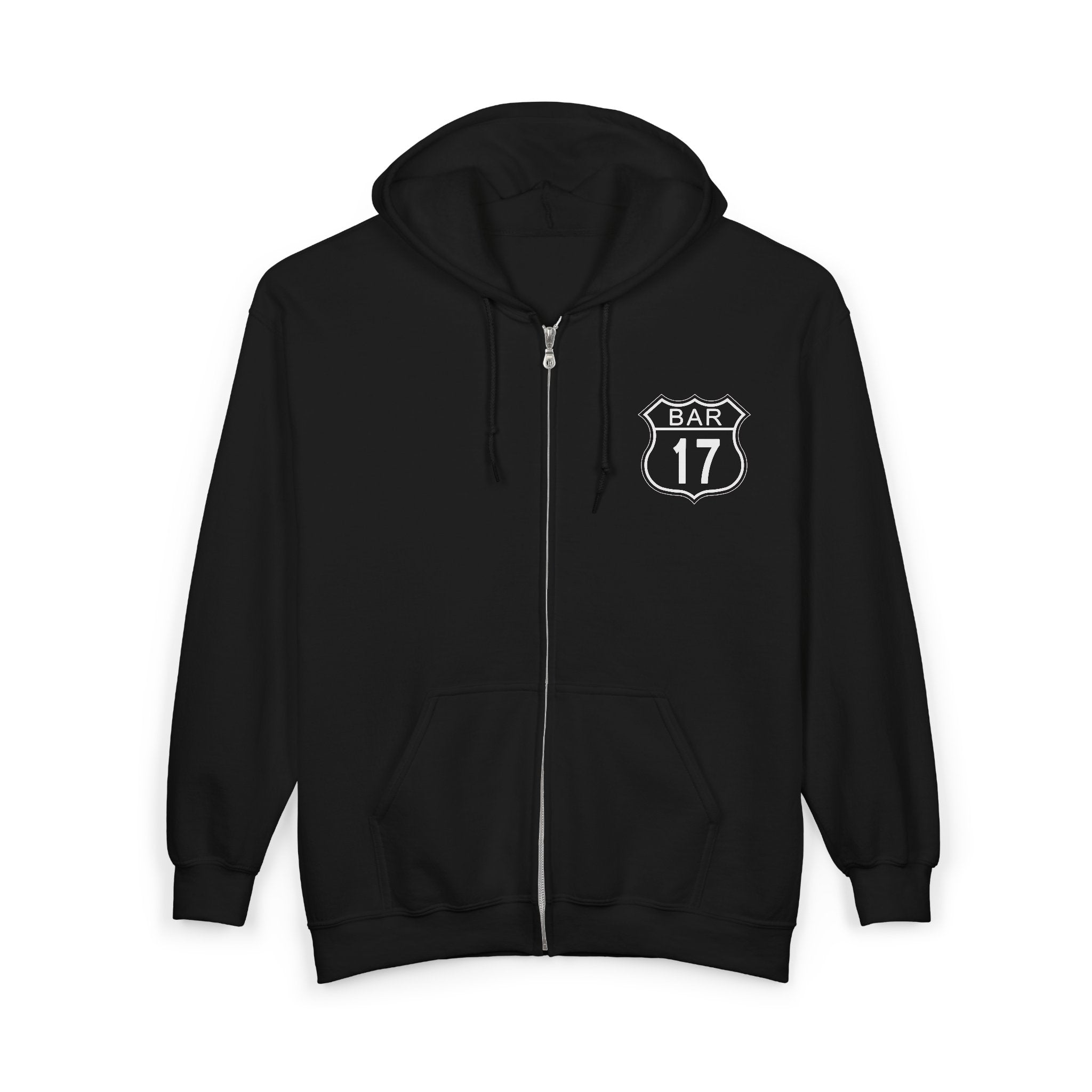 Bar 17 Full-Zip Hoodie — Various Colors
