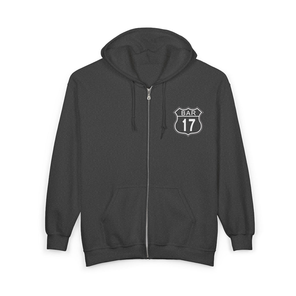Bar 17 Full-Zip Hoodie — Various Colors