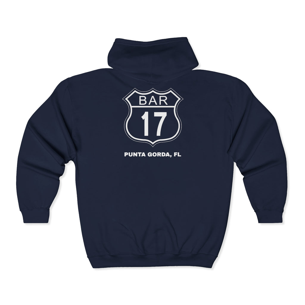 Bar 17 Full-Zip Hoodie — Various Colors
