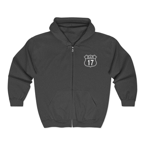 Bar 17 Full-Zip Hoodie — Various Colors